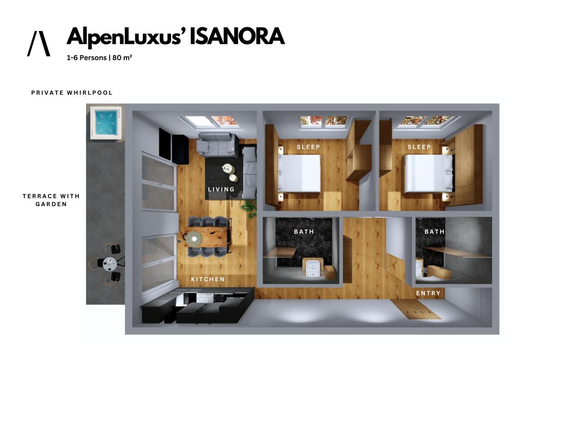 Isanora - Garden & Private Whirlpool By Alpenluxus Appartements Fuegen Exterior photo